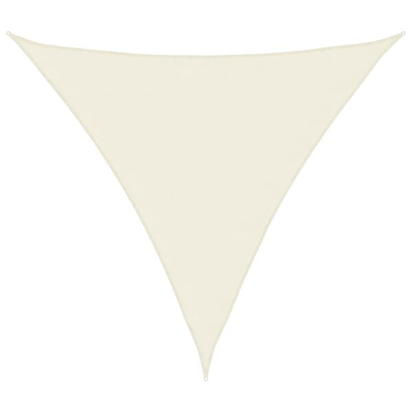 vidaXL Uždanga nuo saulės, kreminė, 4,5x4,5x4,5m, oksfordo audinys