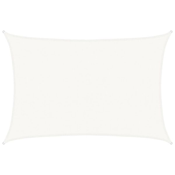 vidaXL Uždanga nuo saulės, baltos spalvos, 4x5m, HDPE, 160g/m&sup2;