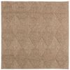 vidaXL Vidaus ir lauko kilimas AGIRA Natūrali 120 x 120 cm Poliesteris