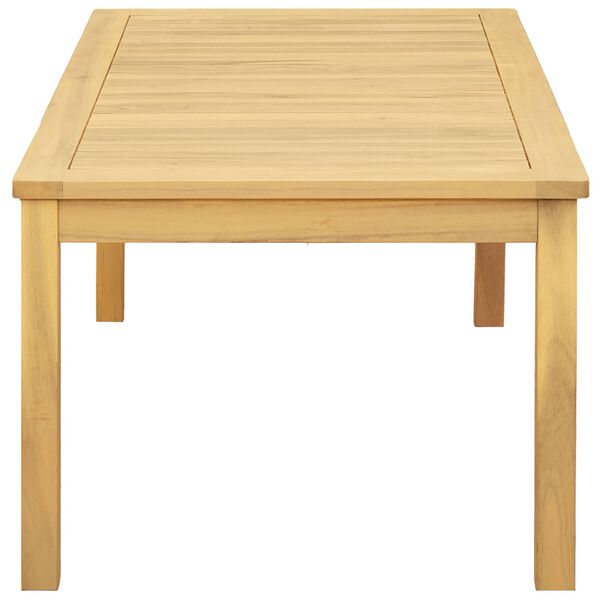 vidaXL Sodo kavos staliukas, 110x60x45cm, akacijos medienos masyvas