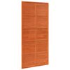 vidaXL Tvarto durys Va&scaron;ko ruda 100 x 208 cm Pu&scaron;ies medienos masyvas