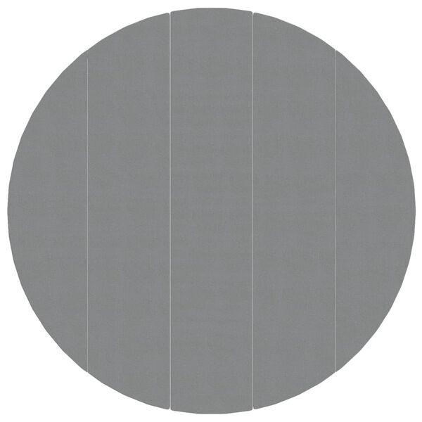 vidaXL Baseino paklotas, pilkas, 550cm, poliesterio geotekstilė