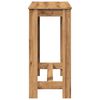 vidaXL Baro stalas, artisano ąžuolo, 102x50x103,5cm, apdirbta mediena