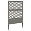 vidaXL Tinklas su kuolu Pilka 99 x 6 x 165 cm PP