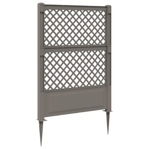vidaXL Tinklas su kuolu Pilka 99 x 6 x 165 cm PP