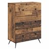 vidaXL Stalčių spintelė 66 x 34,5 x 90 cm Apdirbta mediena