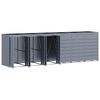 vidaXL Rato konteinerių laikymas 6 konteineriams &Scaron;viesiai pilka