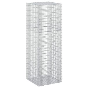 vidaXL Gabionas su 5 mm viela ir 5x2,5 cm tinkleliu 50x50x150 cm