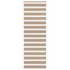 vidaXL Zebro žaliuzė, smėlio rudos spalvos, 75x230 cm, audinys, plotis 70,9 cm, poliesteris