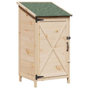 vidaXL Sodo Sandėlys Natūrali 59,5 x 56 x 113,5 cm