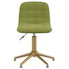 vidaXL Pasukama valgomojo kėdė, &scaron;viesiai žalios spalvos, aksomas