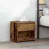 vidaXL Spintelė prie lovos Old Wood 40x30x39 cm Engineered Wood