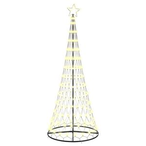 vidaXL LED Kalėdų medis &Scaron;ilta balta 250 cm metalas