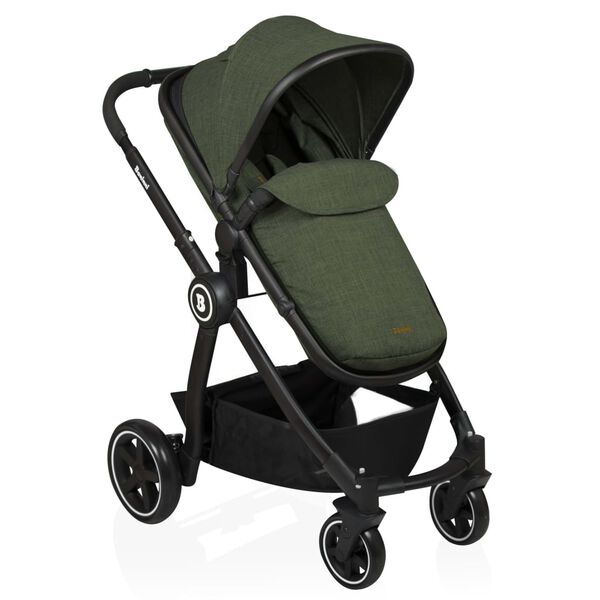 Baninni Vaiki&scaron;kas vežimėlis Otto 3-1, alyvuogių žalios spalvos