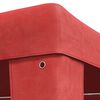 vidaXL &Scaron;ventės palapinė Raudona 600 x 300 x 255 cm PE ir plienas