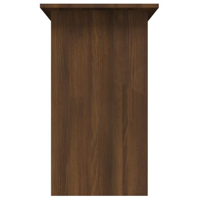 vidaXL Rašomasis stalas, rudos ąžuolo spalvos, 80x45x74cm, mediena
