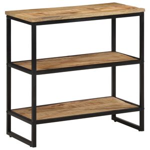 vidaXL Konsolinis staliukas, 70x35x70cm, neapdorota mango mediena