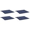 vidaXL Palečių pagalvėlės, 4vnt., mėlynos, 40x40x4cm, oksfordo audinys