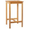 vidaXL Baro stalas Natūrali 60 x 60 x 105 cm Kietasis teak