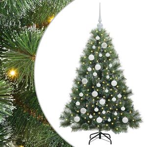 vidaXL Dirbtinė Kalėdų eglutė Žalia 120 cm PE ir PVC