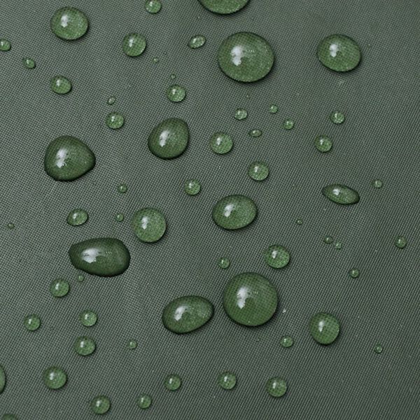 vidaXL Neperšlampamas ilgas lietpaltis su gobtuvu, žalias XL