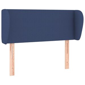 vidaXL Galvūgalis su auselėmis, mėlynos spalvos,83x23x78/88cm, audinys