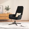 vidaXL Poilsio kėdė, juodos spalvos, aksomas