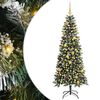 vidaXL Dirbtinė Kalėdų eglutė Žalia 180 cm PVC, plastikas ir plienas