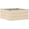 vidaXL Lovelis Ivory 100 x 100 x 45 cm Plienas