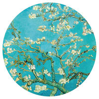 WallArt Tapetai Almond Blossom, 190cm, apskriti
