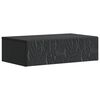 vidaXL Sieninis &scaron;oninis staliukas Juoda 59 x 34,5 x 17 cm