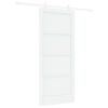 vidaXL Slankios durys 86 x 198,5 cm Apdirbta mediena Balta