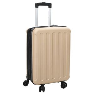 vidaXL Lagaminas su užraktu &scaron;ampano 34 x 23 x 55.5 cm ABS plastikas