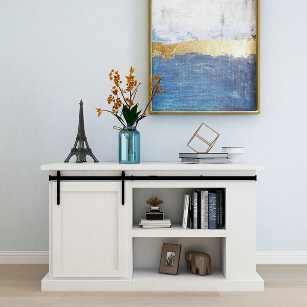 vidaXL Stumdomų spintelės durelių sistemos rinkinys, 122cm, plienas