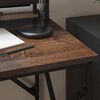 vidaXL Stalas Rudas ąžuolas 100 x 50 x 86,5 cm Apdirbta mediena