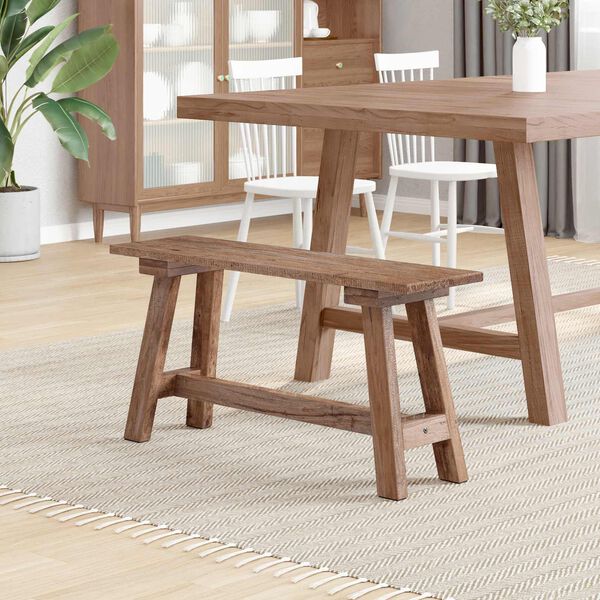 vidaXL suoliukas Natūrali 93 x 26 x 45 cm Mahogany Medis