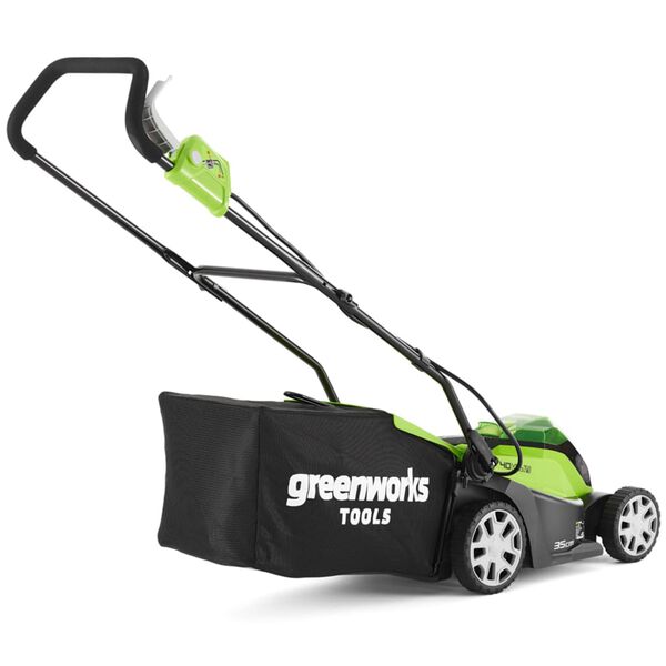 Greenworks Žoliapjovė, su 2x40 V 2 Ah akum., G40LM35, 2501907UC