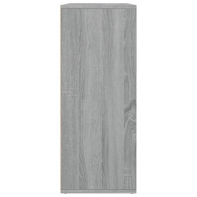 vidaXL Šoninė spintelė, pilka ąžuolo, 60x30x75cm, apdirbta mediena