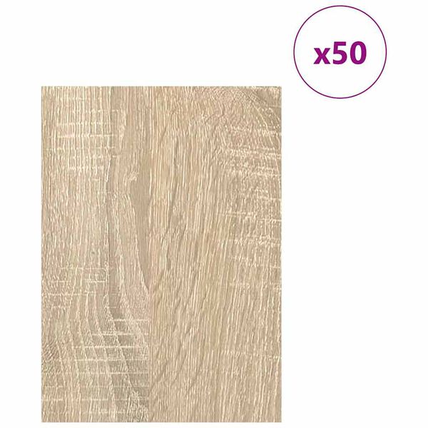 vidaXL Dekoratyvinės Panelės 50 pcs Sonoma ąžuolas 15 x 21 x 0.27 cm