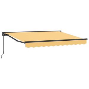 vidaXL Rankinė markizė 3,5 x 2 m Smėlio 100% poliesteris