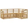 vidaXL Sofų komplektai 4 pcs Balta 185,5 x 126,5 x 73 cm
