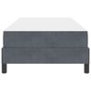 vidaXL Kiemas lova su čiužiniu Tamsiai pilka 90 x 200 cm audinys