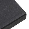 vidaXL Skėčio pagrindas Juoda 45 x 45 x 43 cm Granitas ir Plienas
