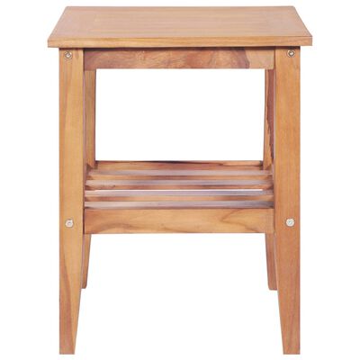 vidaXL Kavos staliukas, 40x40x50cm, tikmedžio med. mas., kvadrat.