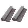 vidaXL Neslyst. apsaug. kilimėlis, vilna, 2vnt., 50m, 180g/m&sup2;, pilkas