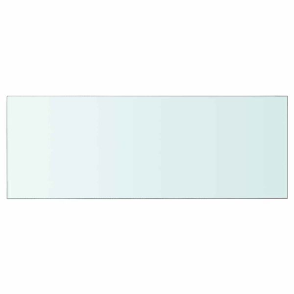 vidaXL Lentynos plokštė, skaidrus stiklas, 80x30 cm