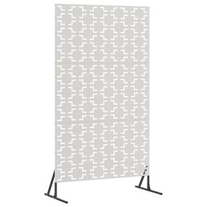 vidaXL Privatumo žaliuzės 100 x 50 x 180 cm Nerūdijantis plienas