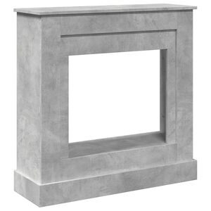 vidaXL Židinio apvadas, betono pilkas, 90x30x90cm, apdirbta mediena