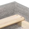 vidaXL Lovos rėmas, pilkos ąžuolo spalvos, 200x200cm