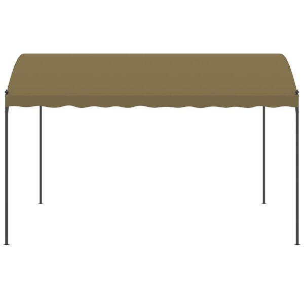 vidaXL Pavėsinė, taupe spalvos, 4x3x2,6m, 180g/m²